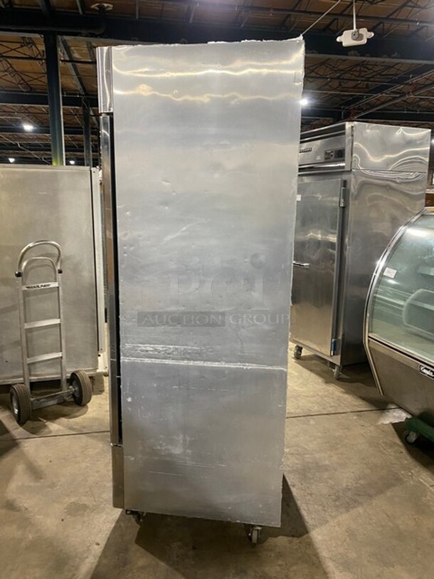 Turbo Air Commercial Single Door Reach In Cooler! All Stainless Steel! Model: MSR23NM SN: NR23809001! 110/120V 60HZ 1 Phase! On Casters! - Image 4 of 9