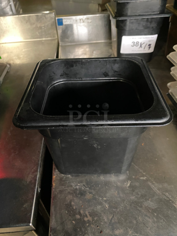 Cambro Black Poly Food Pans! 17x Your Bid! - Image 3 of 6