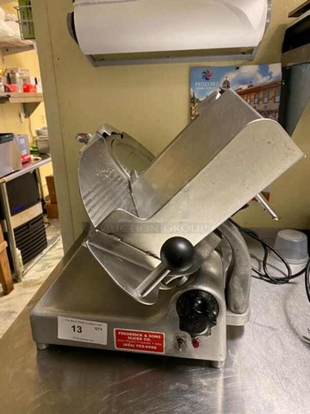 Berkel Commercial Countertop Deli/ Meat Slicer! All Stainless Steel! WORKING WHEN REMOVED! - Image 1 of 7