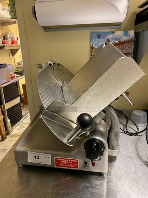 Berkel Commercial Countertop Deli/ Meat Slicer! All Stainless Steel! WORKING WHEN REMOVED!