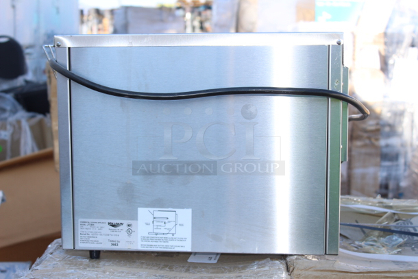 BRAND NEW SCRATCH & DENT!! Vollrath JT3BH Conveyor Toaster with 1 1/2"-3" Opening, 208v 3600 WATTS 17.3 AMPS S/N: 0075-01729874-004 18-1/8x18-1/4x15.  - Image 5 of 8