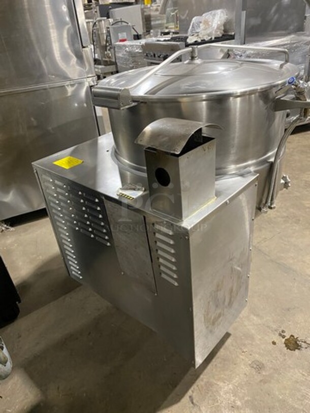 GREAT! Cleveland Range Floor Style Self-Contained Soup Kettle! All Stainless Steel! On Legs! Model: KGL40 SN: WT007907K01! Working When Removed!  - Image 4 of 10