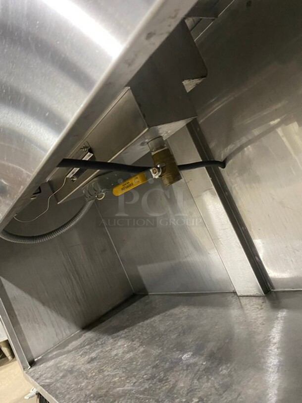 WIN Commercial Heated Food/ Soup Serving Steam Table Station! With Storage Space Underneath! All Stainless Steel! On Casters! Model: WBHT100 SN: N0JA72125 208V 60HZ 1 Phase - Image 7 of 8