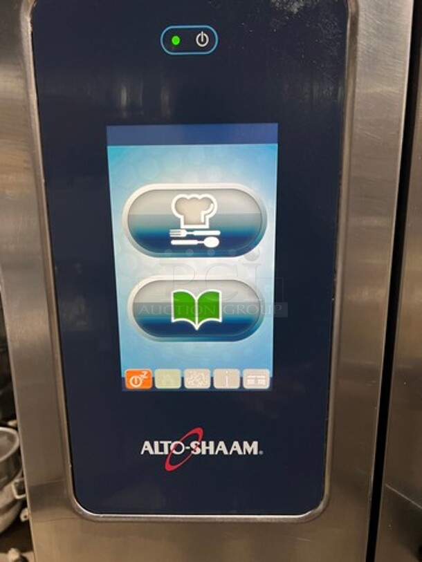 Late Model! Alto Shaam Commercial Electric Powered Combitherm Convection Oven! With Underneath Storage Space! All Stainless Steel! On Legs! 208/230V 3 Phase! Working When Removed! - Image 6 of 12