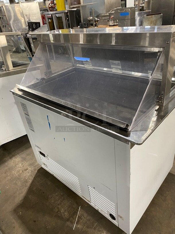 C Nelson Stainless Steel Commercial Floor Style Ice Cream Dipping Cabinet! MODEL BD6DIPRB 115V  - Image 4 of 8