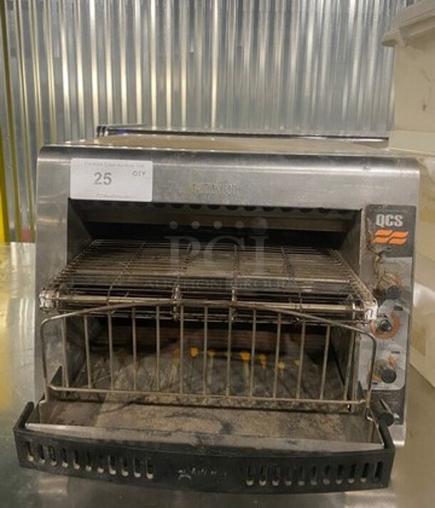 Holman QCS Commercial Countertop Conveyor Toaster! All Stainless Steel!  - Image 1 of 8