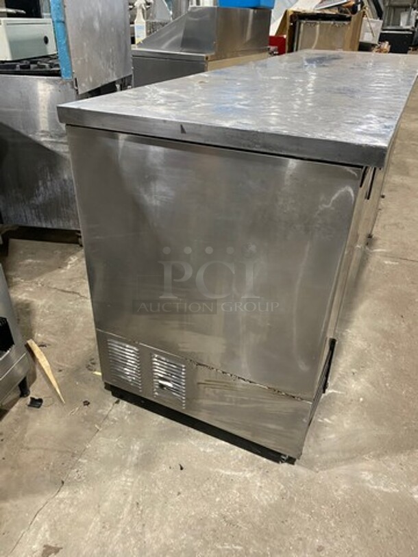 True Commercial 3 Door Back Bar Cooler! Poly Coated Racks! All Stainless Steel! Model: TBB4S SN: 8171288 115V 60HZ 1 Phase - Image 2 of 9