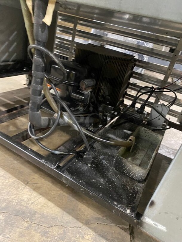 GREAT! Universal Coolers Commercial Double Sliding Glass Door Refrigerator/Merchandiser! With Poly Coated Racks! On Casters! 115V 1 Phase! Model: C13AG SN: D08E01616! - Image 7 of 8