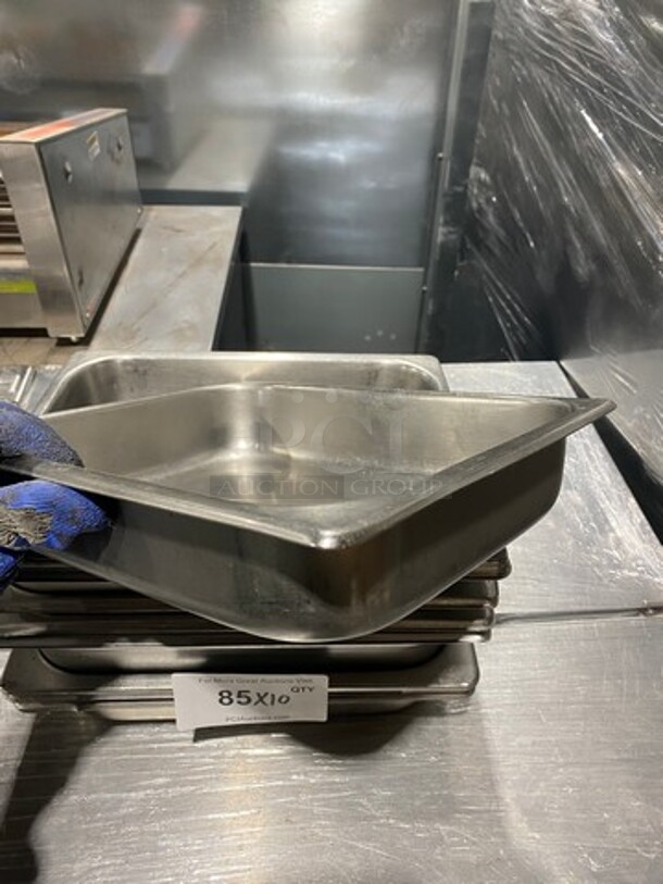 Assorted Size Commercial Steam Table/ Prep Table Food Pans! All Stainless Steel! 10x Your Bid! - Image 4 of 7