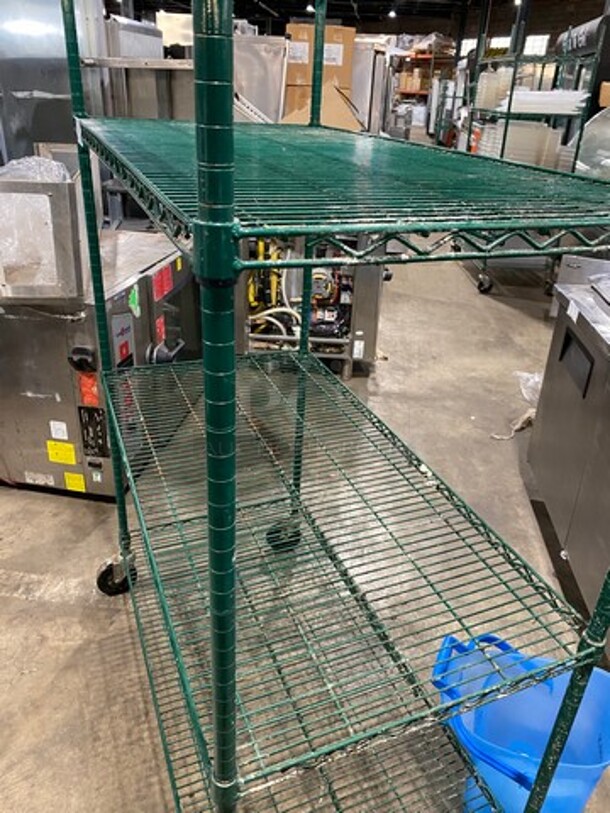 Metro 4 Tier Shelf! On Casters! BUYER MUST DISMANTLE! PCI CANNOT DISMANTLE FOR SHIPPING! PLEASE CONSIDER FREIGHT CHARGES! - Image 8 of 8