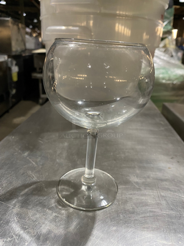 Bowl Wine Glasses! Includes Poly Cup Crate! 2x Your Bid! - Image 6 of 6