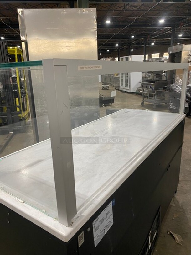Nice! Structural Concepts Starbucks Style Refrigerated Open Grab-N-Go Display Case With Glass Enclosed Merchandiser Showcase On Top! Model SBZ665DR! 220V 1 Phase!
 - Image 8 of 8