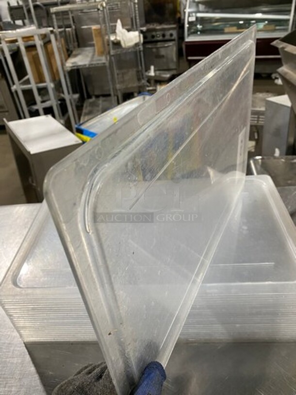 ALL ONE MONEY! Cambro Clear Poly Food Container Lids! - Image 3 of 5