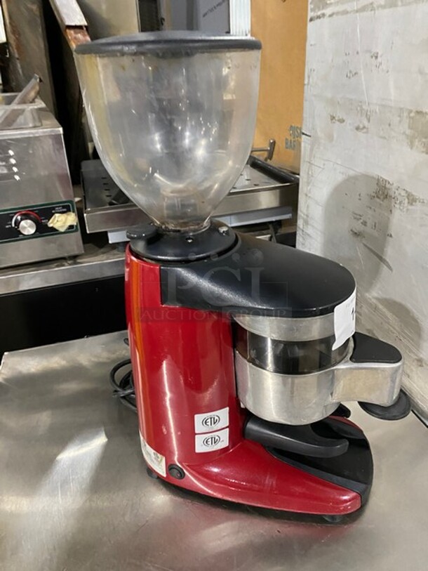 Compak k-3 Elite Espresso Grinder In Red! 110V - Image 3 of 7