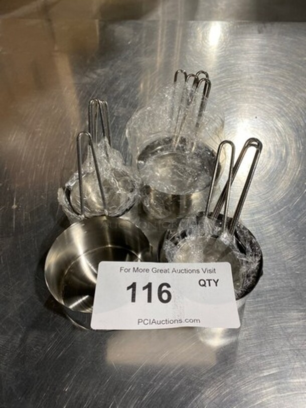 NEW! ALL ONE MONEY! Stainless Steel Assorted Size Measuring Cups!