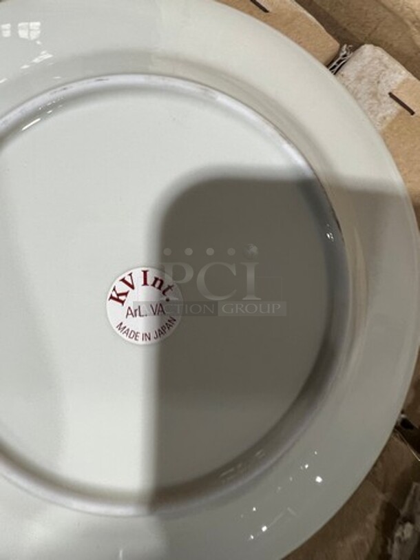 ALL ONE MONEY! Round White Ceramic Serving Plates! - Image 4 of 7