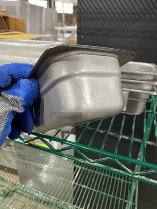 MISCELLANEOUS! Winco Commercial Steam Table/ Prep Table Food Pans! All Stainless Steel! Cambro Clear Poly Food Containers! 7x Your Bid! - Image 6 of 10