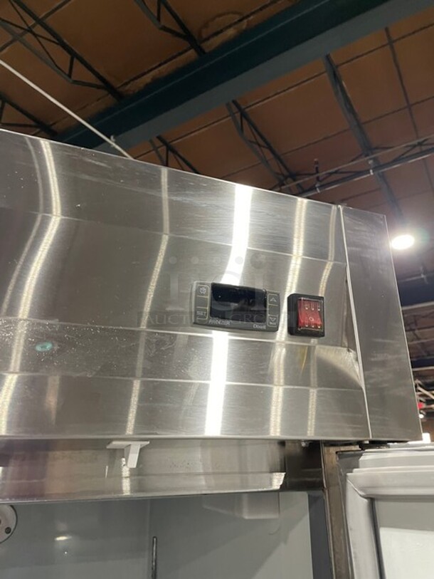 NICE! MoTak Commercial Stainless Steel Single Door Reach In Freezer! With Poly Coated Racks! On Casters! 115V! Model: MSD-1DF-BAL-X SN: 6015171221101316! - Image 8 of 9