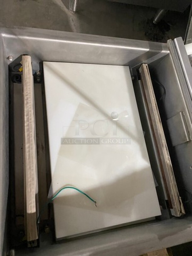 Sipromac Commercial Countertop Vacuum Sealer! Stainless Steel Body! Model: 350 SN: 00846 110V 60HZ 1 Phase - Image 6 of 8