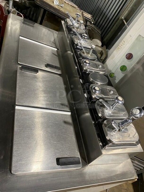 Nelson Commercial Ice Cream Dipping Cabinet/ Dessert Station! With Topping Rail! All Stainless Steel! - Image 7 of 11