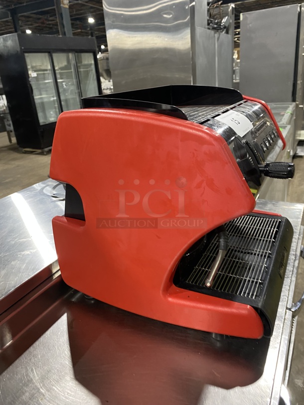 LasPaziale Commercial Countertop Espresso Machine! With Steam Wand! All Stainless Steel! SN:262569 115V!  - Image 2 of 8