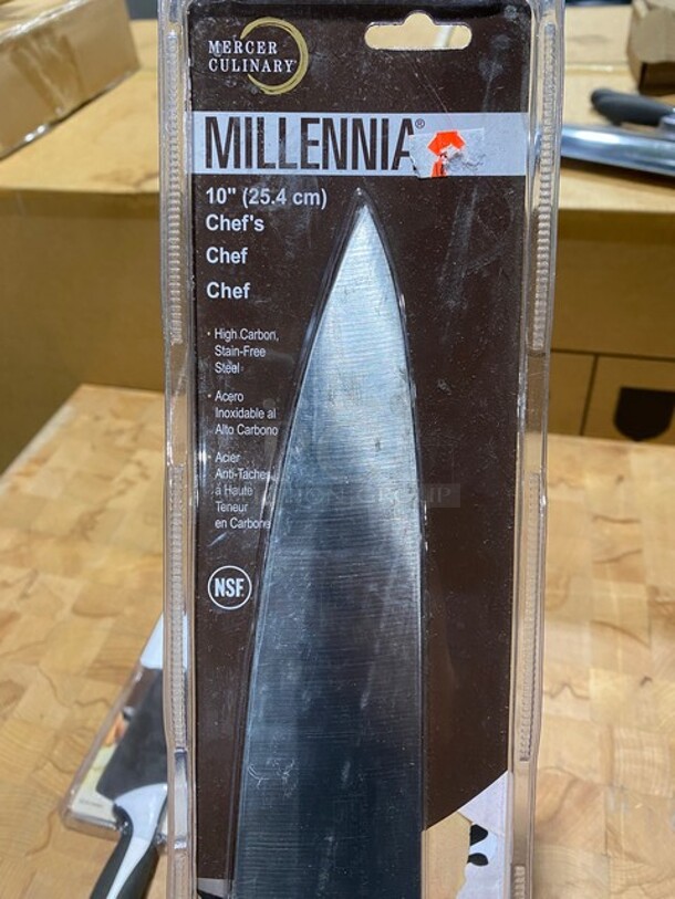 BRAND NEW! Millennia 10" Stainless Steel Chef's Knife! 2x Your Bid! MODEL M22610WBH - Image 2 of 5