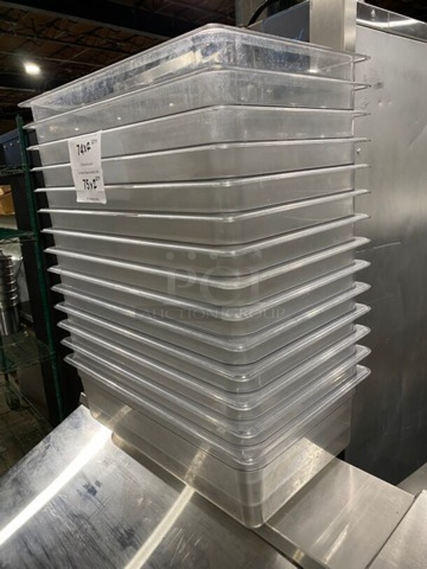 Cambro Clear Poly Food Pan! 1/1x6"! 7x Your Bid! - Image 2 of 8