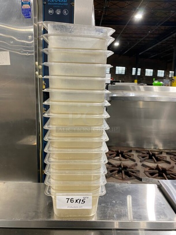 Cambro Clear Poly Food Containers! 15x Your Bid! - Image 1 of 7