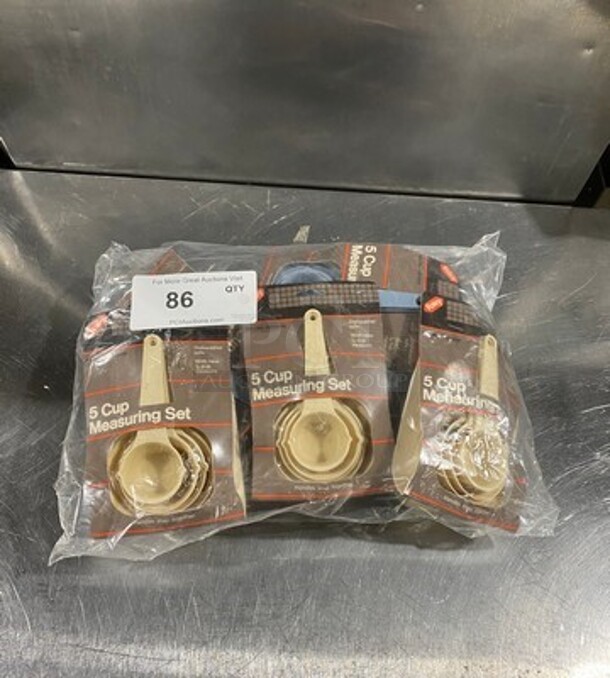 NEW! ALL ONE MONEY! Foley Poly Measuring Cup Set! - Image 1 of 5