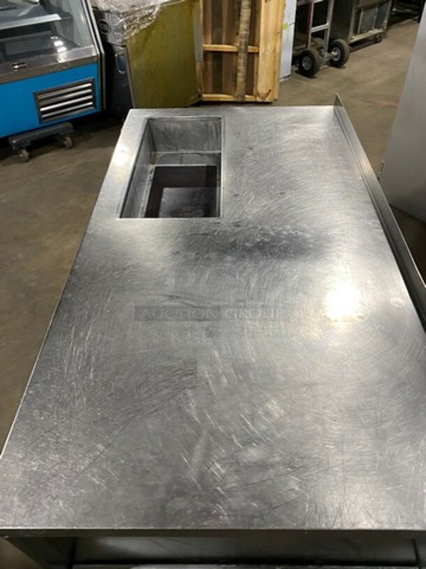 Commercial Electric Powered Single Well Food Warmer Serving Station! With Storage Space Underneath! All Stainless Steel! On Legs! - Image 5 of 9