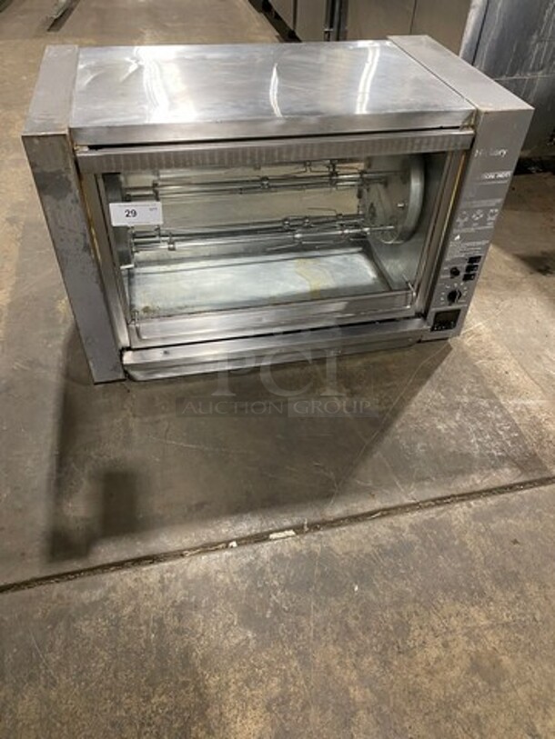 Hickory Commercial Countertop Electric Powered Rotisserie Oven! All Stainless Steel Body! Model: N/55EM SN: 550604 208V