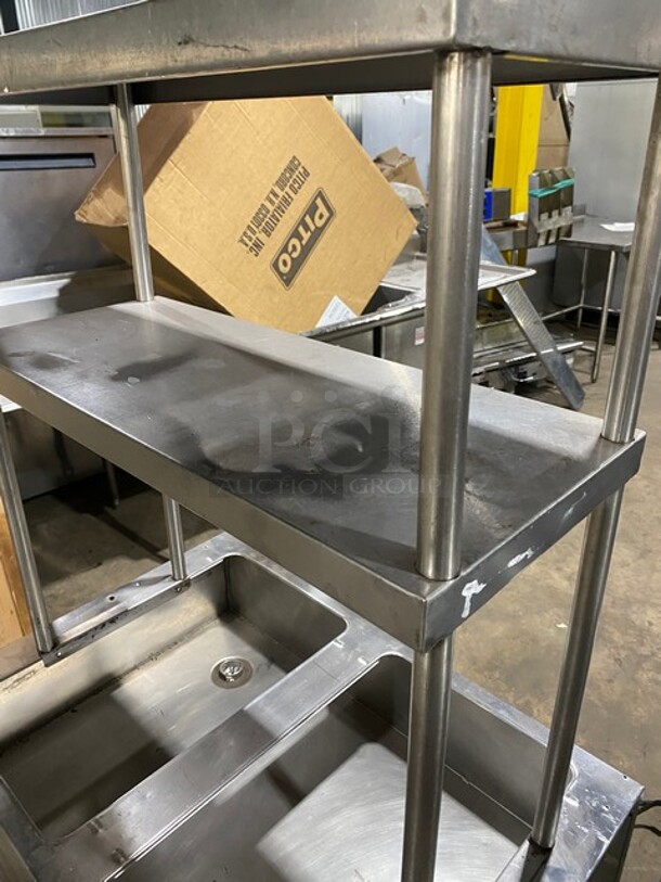 Eagle Group Stainless Steel Natural Gas Powered 2 Pans Steam Table! With Double Overhead Shelf! - Image 6 of 10