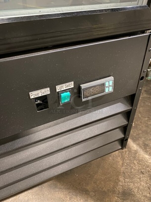 COOL! Universal Coolers Commercial 3 Door Reach In Freezer Merchandiser! With View Through Doors! With Poly Racks! On Casters! Model: EGDMF80B SN: 6115314921051102 115V/220V! - Image 8 of 9