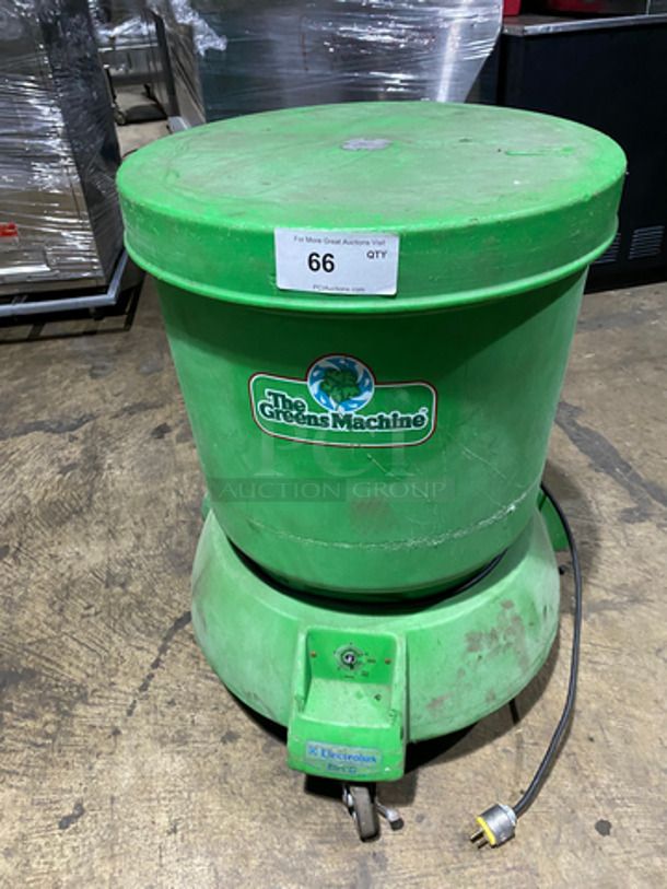 Electrolux Commercial Poly Salad/Lettuce Spinner! With Lid! On Casters! - Image 1 of 6
