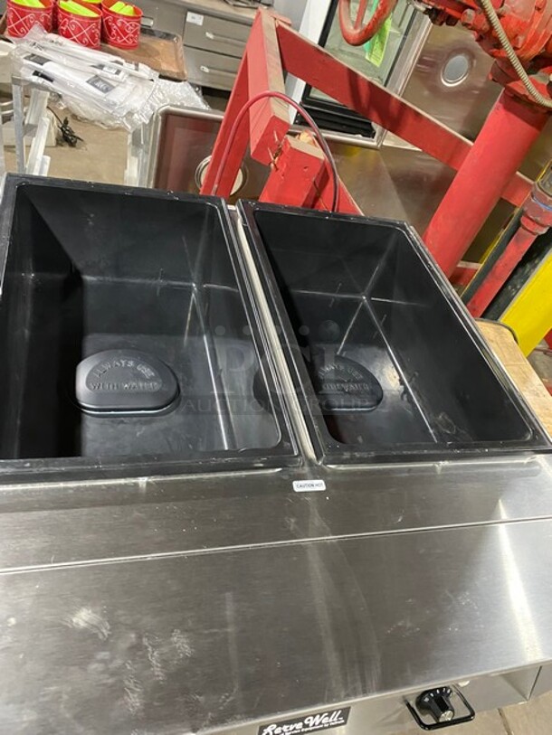 Vollrath All Stainless Steel Serve well CounterTop Steam Table! MODEL 38002 SN: J15001188051002 120V - Image 5 of 10