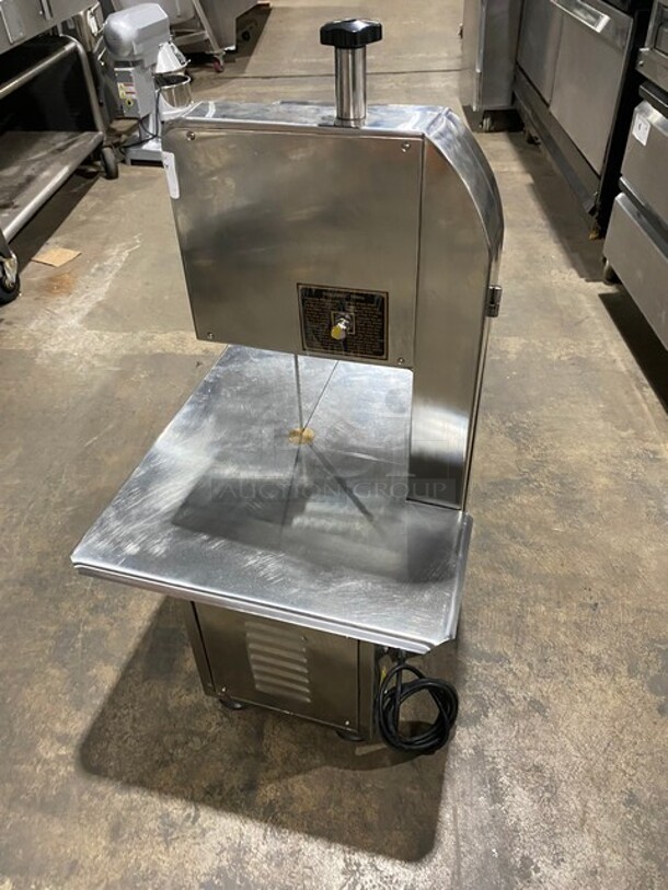 Commercial Countertop Bone/ Meat Saw! All Stainless Steel! Model: JG210A SN: C100067 110V - Image 3 of 9