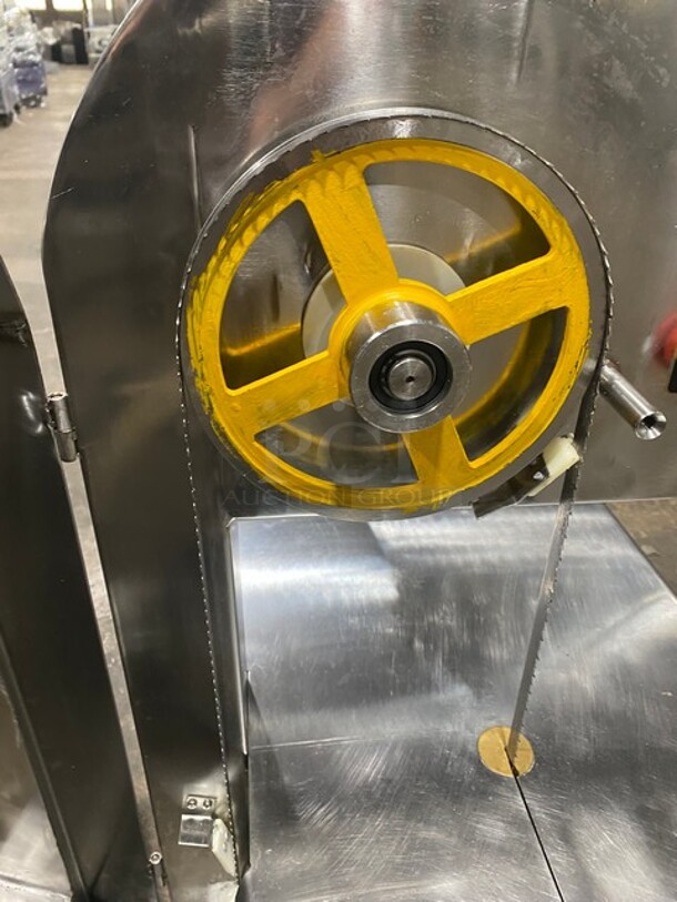 Commercial Countertop Bone/ Meat Saw! All Stainless Steel! Model: JG210A SN: C100067 110V - Image 5 of 9
