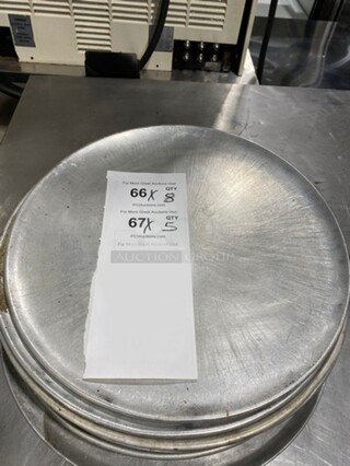 Round Food Serving Trays! 5x Your Bid!