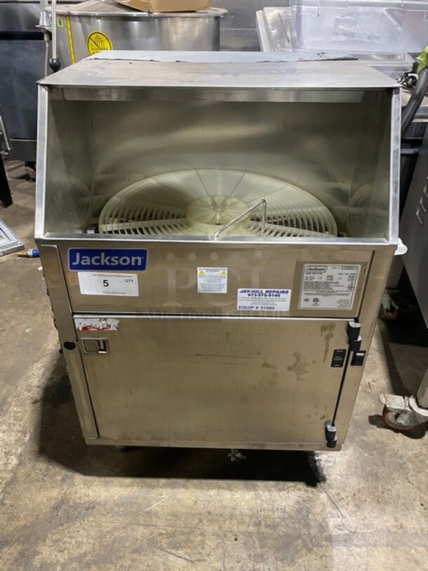 LATE MODEL! JACKSON Carousel Style Underbar Glass Washer! On Legs! Model DELTA 1200 Serial 18J366337 208V/60Hz/1 Phase - Image 1 of 10