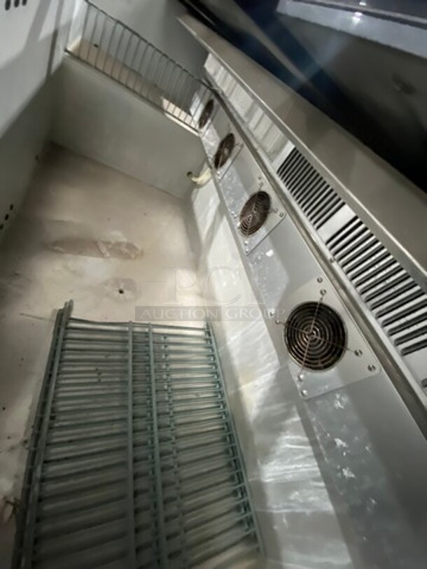 Leader Commercial 3 Door Beer Cooler! Solid Stainless Steel! Model: ESBC72SC SN: NQ10S1410 115V 60HZ 1 Phase - Image 6 of 9