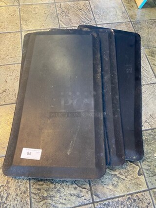 ALL ONE MONEY! Black Thick Foam Cashier Mats!