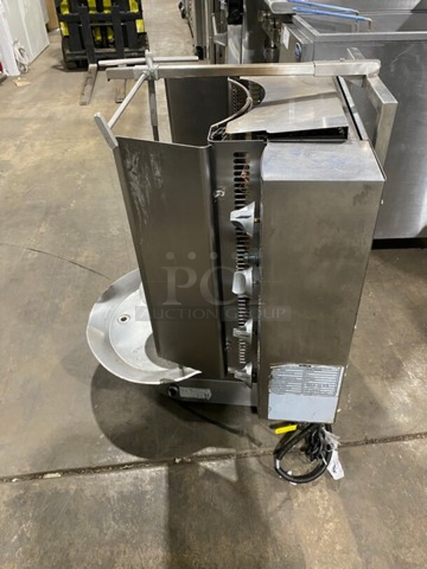 LATE MODEL! 2017 Inoksan Commercial Natural Gas Powered Kebab/ Gyro Machine! All Stainless Steel! Model: PDG400N SN: 37011908007 115V - Image 3 of 9