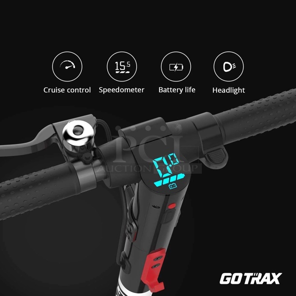 Gotrax Rival Electric Scooter, 8.5" Pneumatic Tire, Max 12 Mile Range and 15.5Mph Speed, 250W Foldable Escooter for Adult, Black - Image 3 of 8