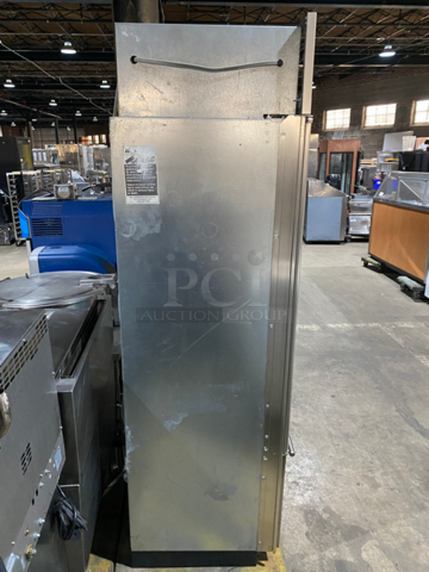 Sub Zero Commercial Single Door Reach In Refrigerator! With Built In Freezer Drawer Underneath! With Shelves And Poly Coated Racks! All Stainless Steel! Model: 650S2 SN: P2199384 115V 60HZ 1 Phase - Image 3 of 10