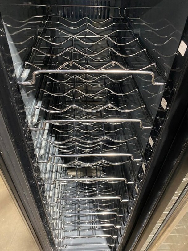 GREAT! Franklin Industries LLC Commercial 2 Door Refrigerated Wine Cellar Merchandiser! With Individual Temperature Programing! With View Through Doors! Model FWC100 Serial 0507000085! 115V 1Phase! WORKING WHEN REMOVED! - Image 5 of 9