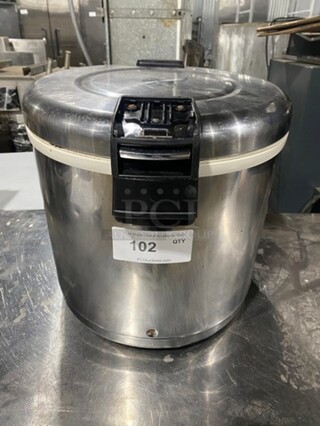 Amko Commercial Countertop Rice Warmer/ Holder! Stainless Steel! MODEL SEJ22000  SN:0417546 120V 