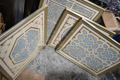 ALL ONE MONEY! Box of Framed Pictures.