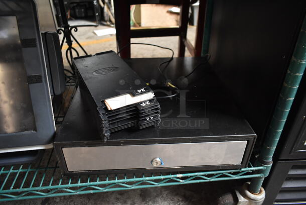 FEC MP-3435 POS Monitor and Metal Cash Drawer - Image 2 of 5