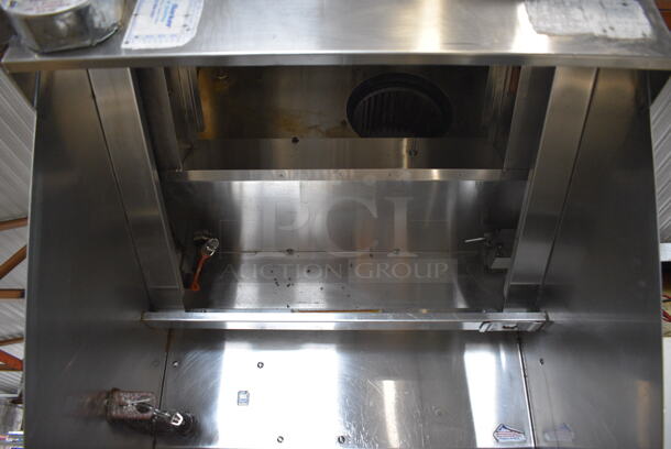 Giles Model FSH2 Stainless Steel Commercial Ventless Hood and Hobart Model 1HF85C Stainless Steel Electric Powered Deep Fat Fryer w/ Fry Basket. 208 Volts, 1 Phase. 30x42x81 - Image 5 of 9