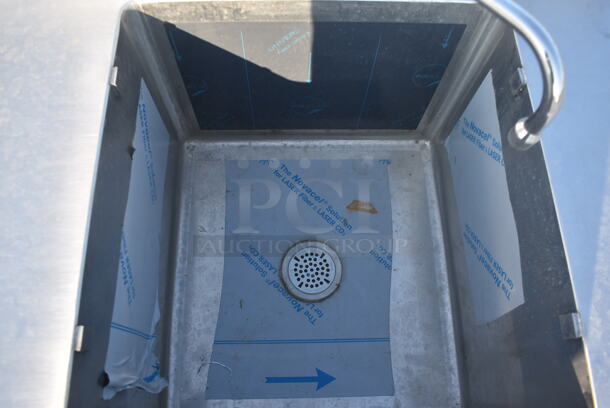 BRAND NEW! Stainless Steel Table w/ Sink Bay, Faucet, Handles and Under Shelf. Bay 20x21x15. - Image 4 of 7